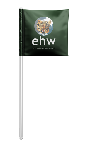 Leopards Referee Linesman Flag